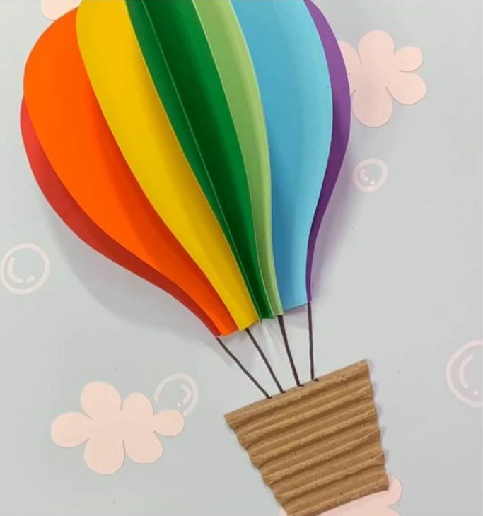 🎈 Kâğıt Balon Şablonu