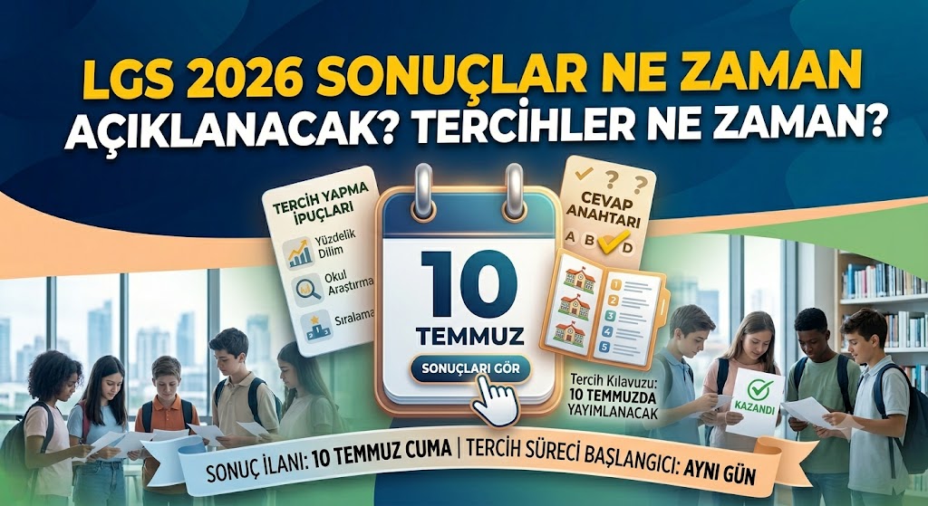🖍️ LGS 2026 Sonuçlar Ne Zaman Açıklanacak? Tercihler Ne Zaman?