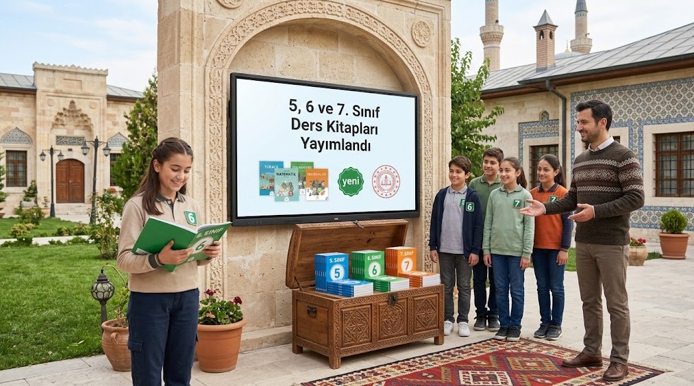 5, 6 ve 7. Sınıf Ders Kitapları Yayımlandı