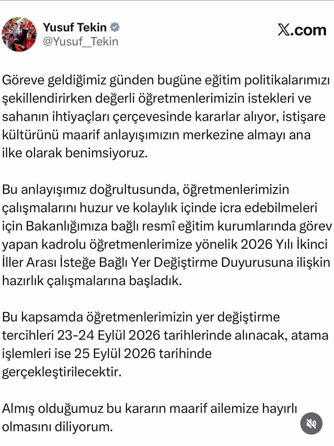 MEB 2026 İkinci İl Dışı İsteğe Bağlı Yer Değiştirme Ataması Yapacak