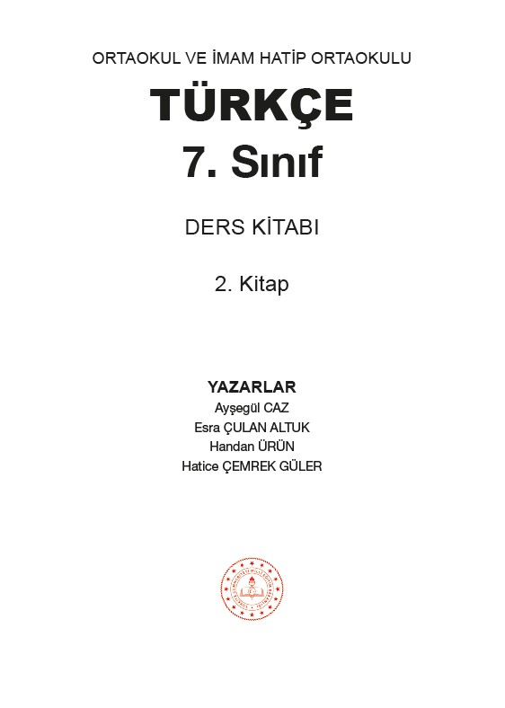 Türkçe 6. Sınıf 2. Kitap